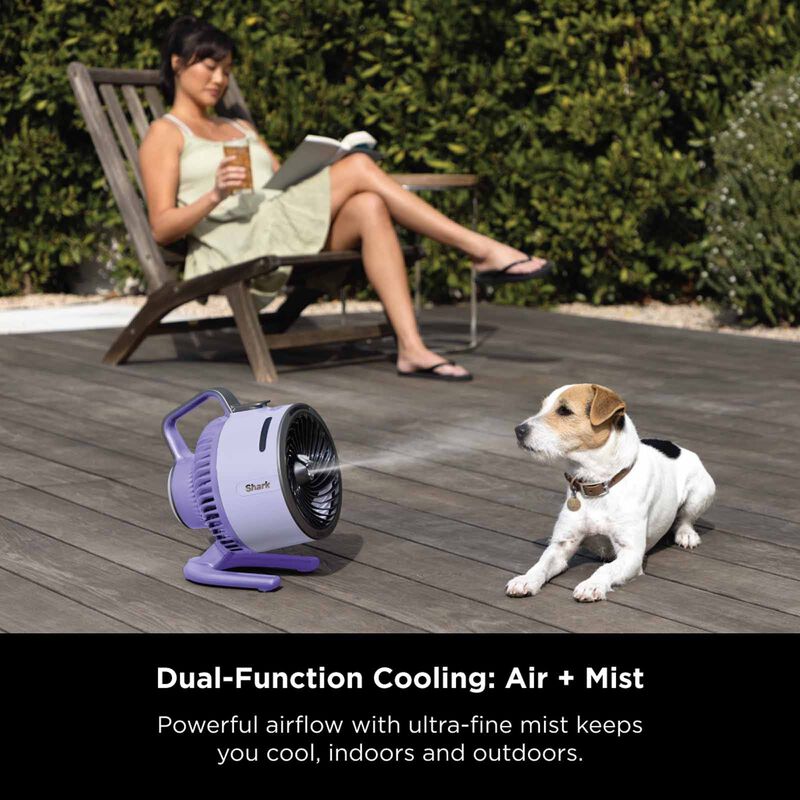 SHARK Flexbreeze Hydrogo Portable Misting Fan (charcoal) FA050SM-image 2