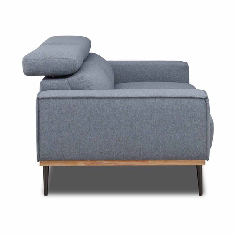 MUZE 3 Seater (fab) Cat C Grey Fabric Sofa NEW CLEO-image 4
