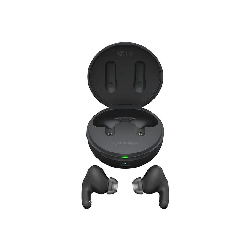 LG Wireless Earbuds With Anc, Uvnano, And Plug And Wireless TONE-FP9.CSGPLLK (BLACK)-image 15