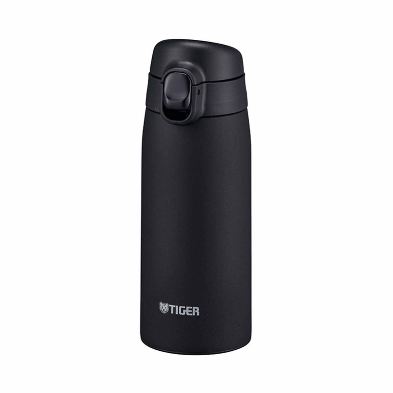 TIGER 0.35lt Push-button Lid Stainless Steel Bottle (stone Black) MCT-K035 (KK)-image 1