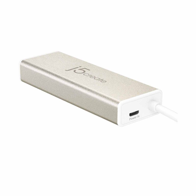J5CREATE Usb 3.1 Type-c 3-port Hub With Sd/micro Sd Card Reader JCH347-image 2