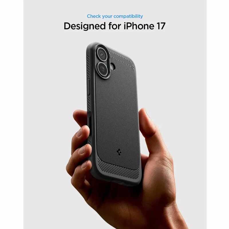 SPIGEN Iphone 17 Rugged Armor Magfit Matte Black ACS10367-image 4