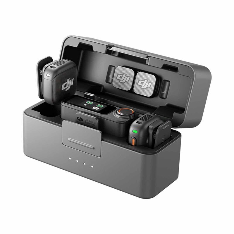 DJI Mic 3 (2 Tx + 1 Rx + Charging Case) MIC 3 (2 TX + 1 RX + CHARGING CASE)-image 1