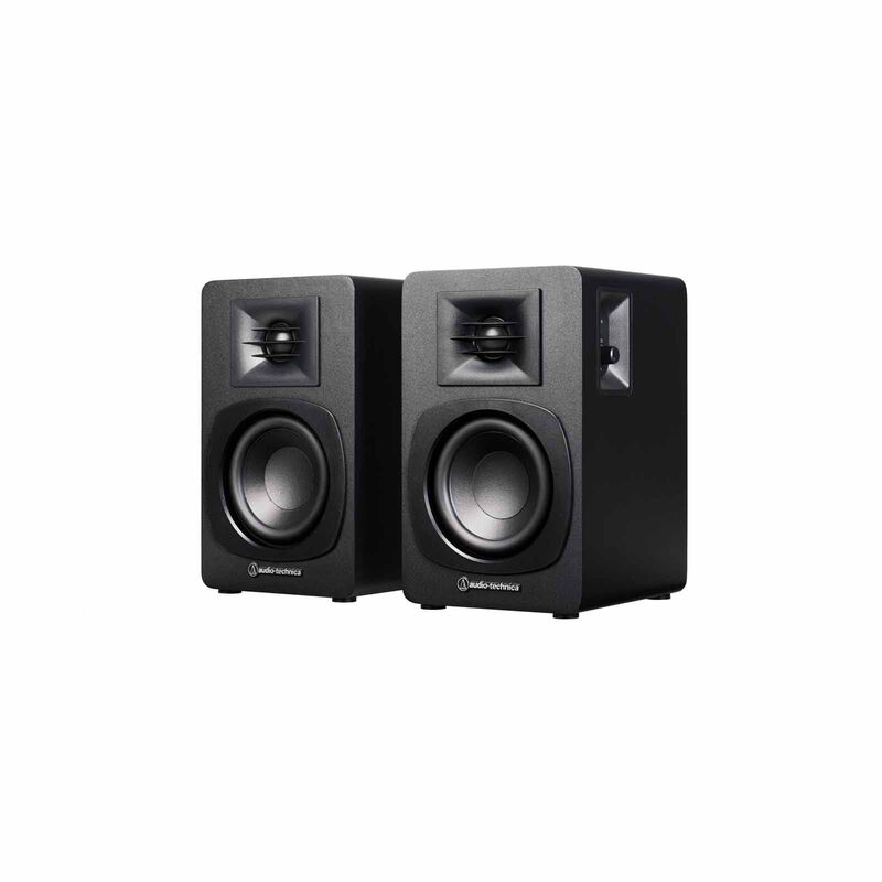 AUDIO TECH Powered Bookshelf Speakers AT-SP3XBT-image 1