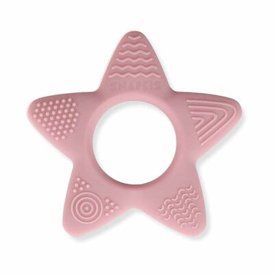 SNAPKIS (assorted Colours) STAR SIL TEETHER