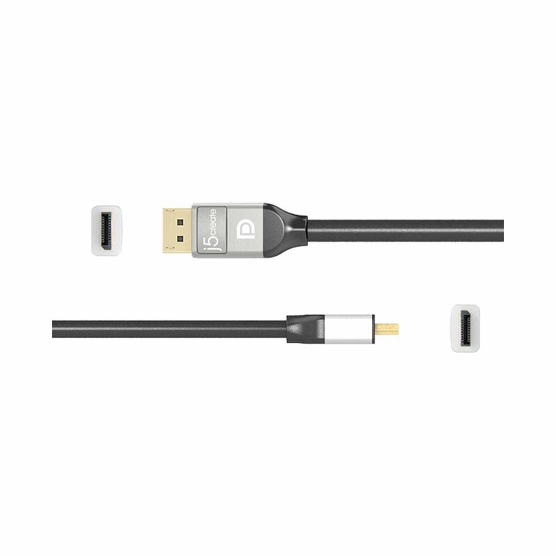 J5CREATE 4k Displayport 1.2 Cable (1.8m) JDC42-image 5