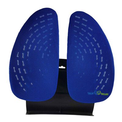 TRUE RELIE Double Wing Back & Lumbar Support - Calming Blue TRDWBLSCBLU
