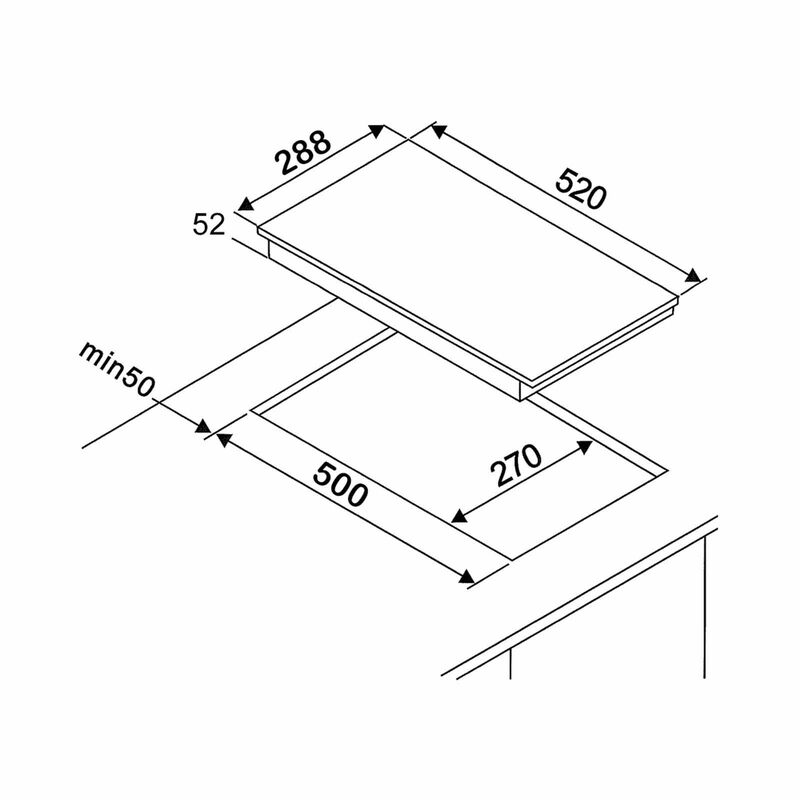TECNO 30cm Domino Induction Hob (exclude Installation) TIH 3000-image 2