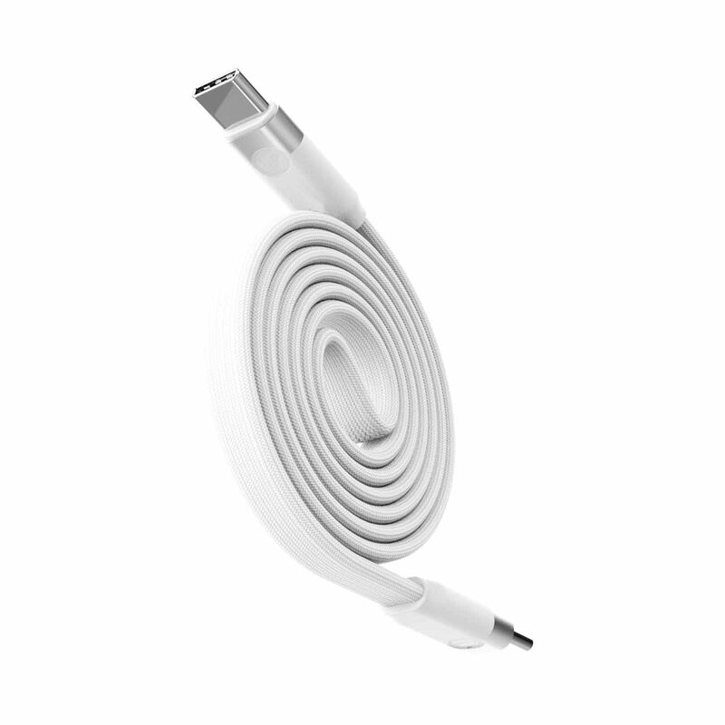 MAZER Infinitelink Cobra3 Flat Magnetic 1m/240w Roll Cable-white M-COBRA30-WH-image 3