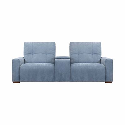 MUZE 3rr-e Seater 2 Function W System(fab) Blue Fabric Sofa BONNIE