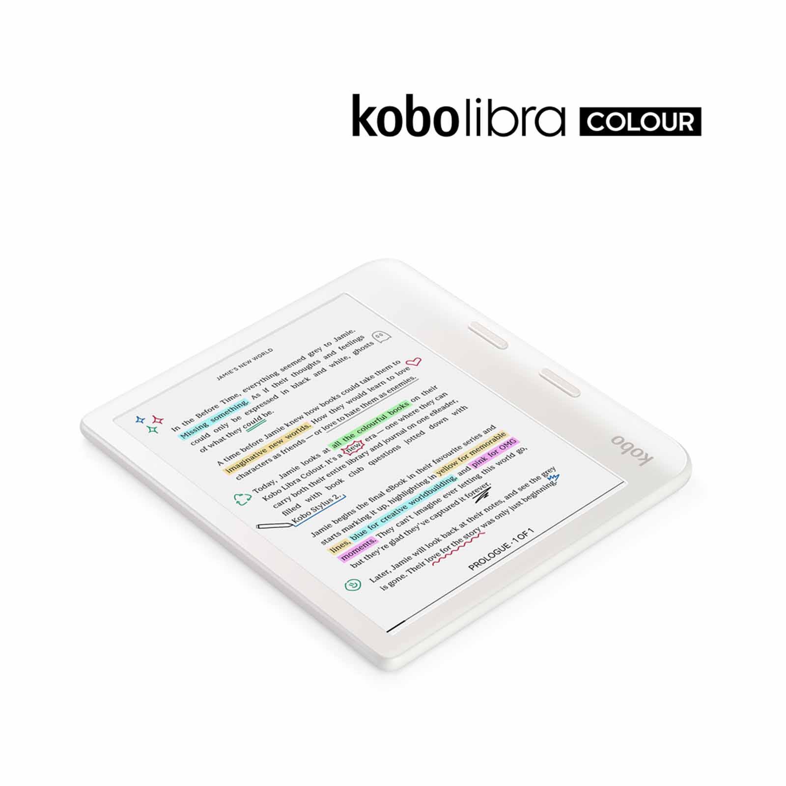 Shop RAKUTEN KO Kobo Libra Colour (white) Kaleido 3 N428-KU-WH-K