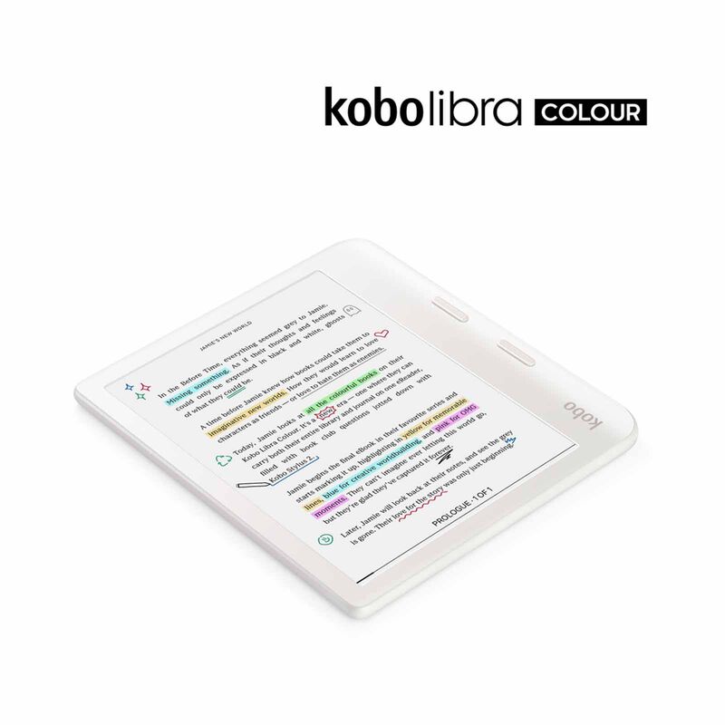 RAKUTEN KO Kobo Libra Colour (white) Kaleido 3 N428-KU-WH-K-CK-image 1