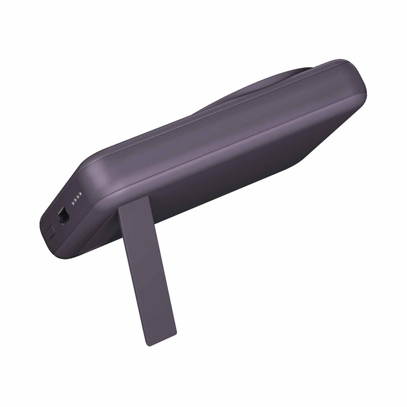 ENERGEA Magpac Mini 10000mah Ultra Slim Magsafe Compatible Powerbank With Built-in Video Stand - Purple MP-MINI-PUR-image 3