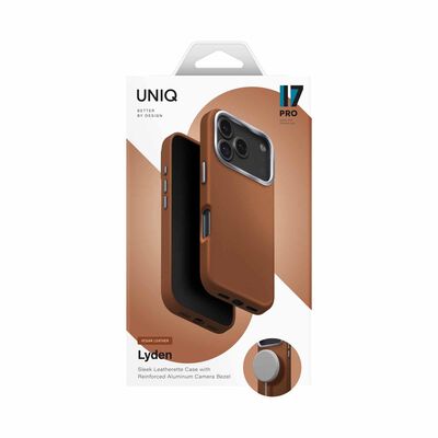 UNIQ Hybrid Iphone 17 Pro (2025) 6.3 Magclick Charging Lyden - Caramel UNIQ-IP6.3P(2025)-LYDMCML
