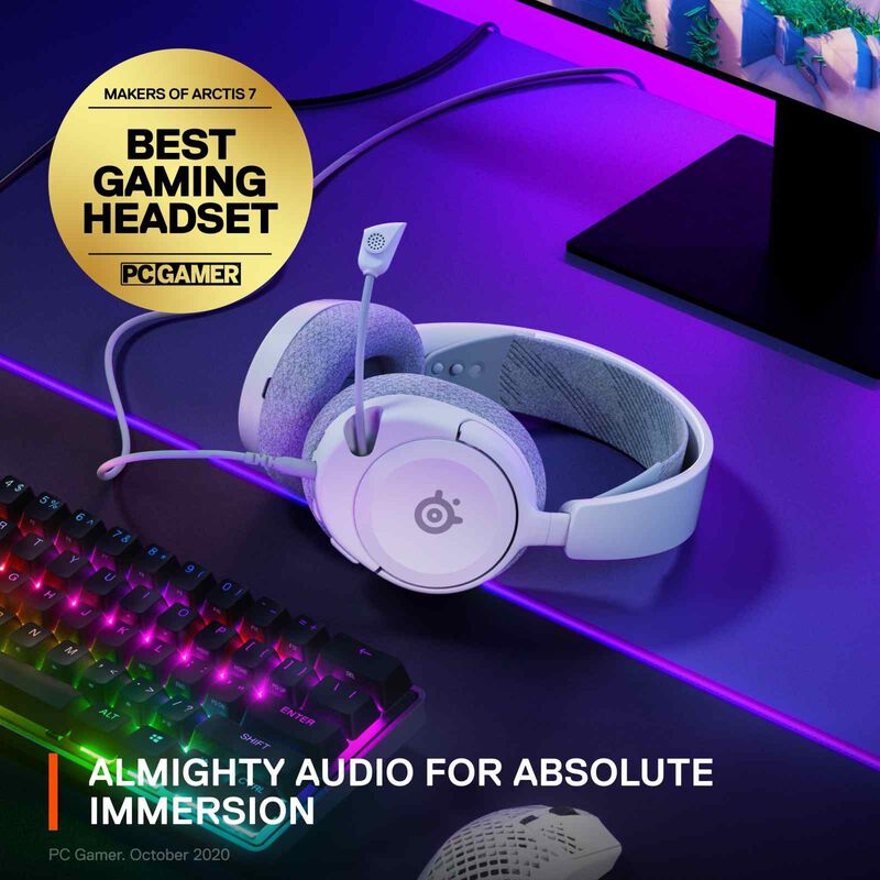 STEELSERIE Over Ear Wired Headset ARCTIS NOVA 1 WHITE-image 7