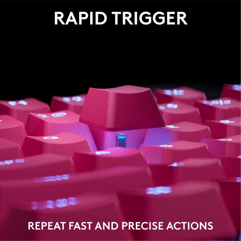 LOGITECH G Pro X Tkl Rapid Keyboard Analog Switches - Magenta 920-013254-image 9