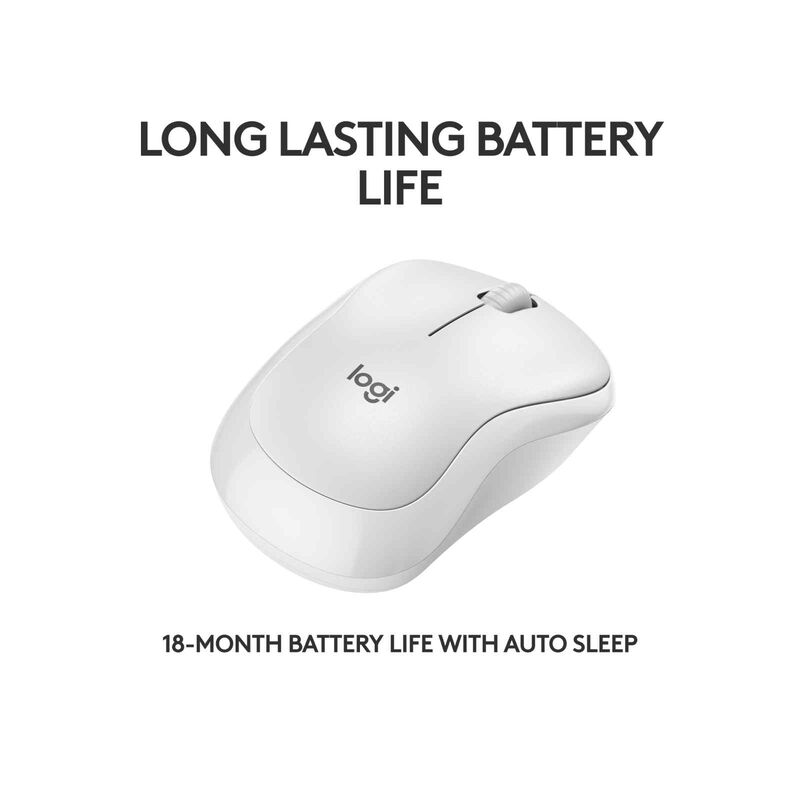 LOGITECH M240 Silent Bluetooth Mouse - Offwhite 1y 910-007123-image 4