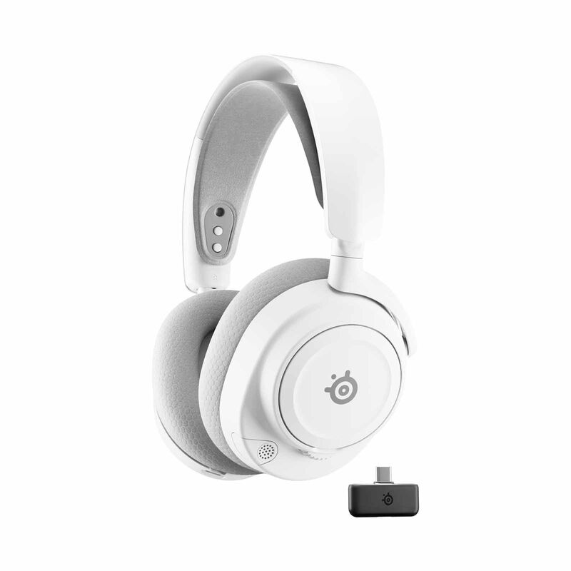 STEELSERIE Gaming Headset With Mobile App Control - White (for Series Ps5) ARCTIS NOVA 7P WIRELESS GEN 2 (SERIES PS5)- WHITE-image 1