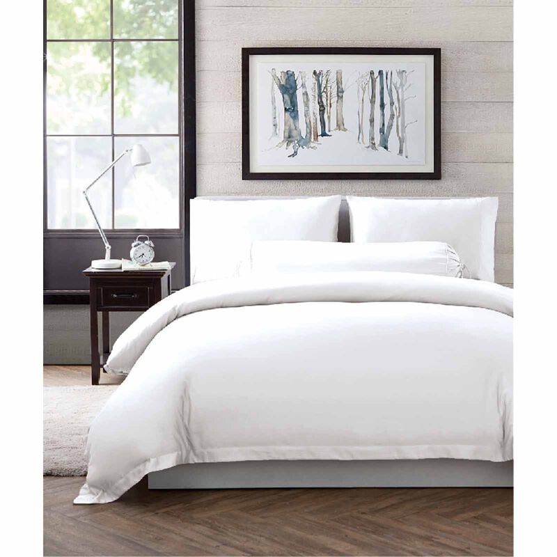 TEMPUR Fitted Sheet King Long Odd Size BOTANY (WHITE)-image null