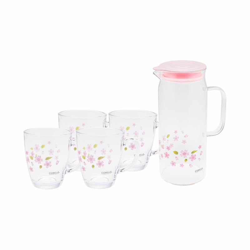 CORELLE 5pc Carafe & Mug Set (atrium Special Buy) 5MG-SR-SG-image null