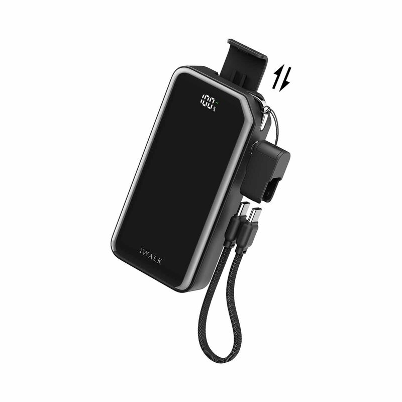 IWALK Macrogo 10000mah 30w Portable Charger With Stand Black UBM001-001A-image 14