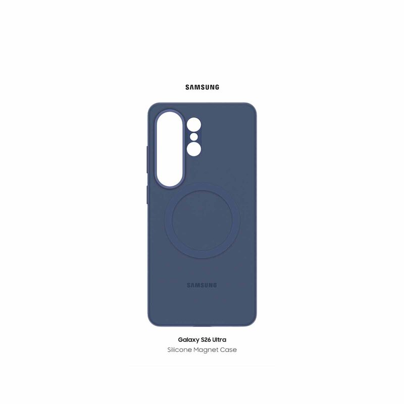 SAMSUNG Galaxy S26 Ultra Silicone Magnet Case Blue Violet EF-ES948CVEGWW-image 3