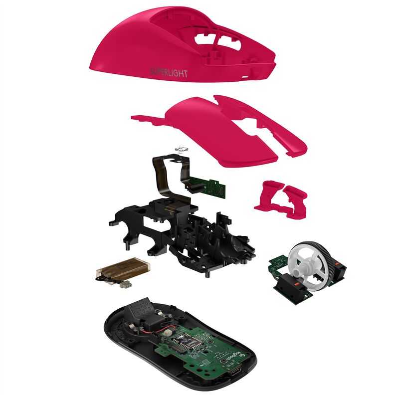 LOGITECH G Pro X Superlight 2 Gaming Mouse Magenta 910-006799-image 7