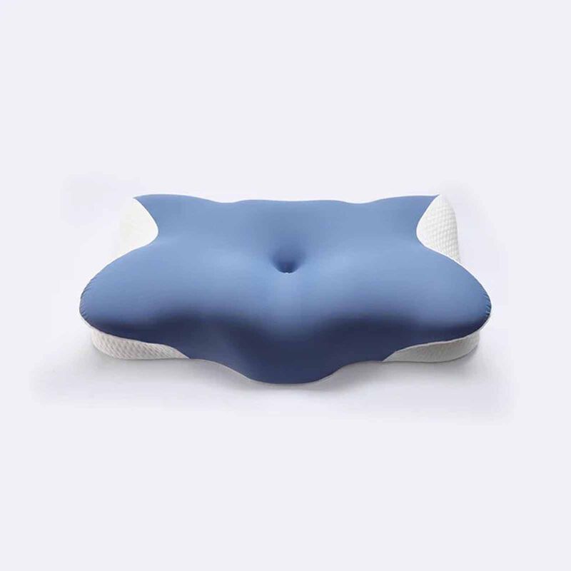 BELLAMI PL Dream Morph Memory Foam Pillow With Cover - White + Dark Blue DREAM MORPH-image 5