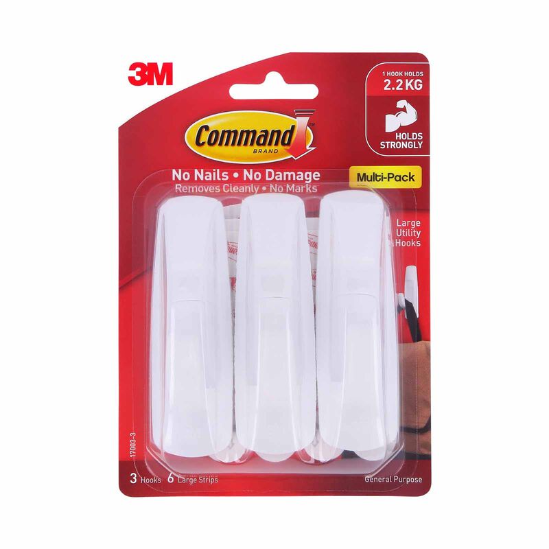 3M COMMAND Large Hooks Value Pack 17003VP-image 1