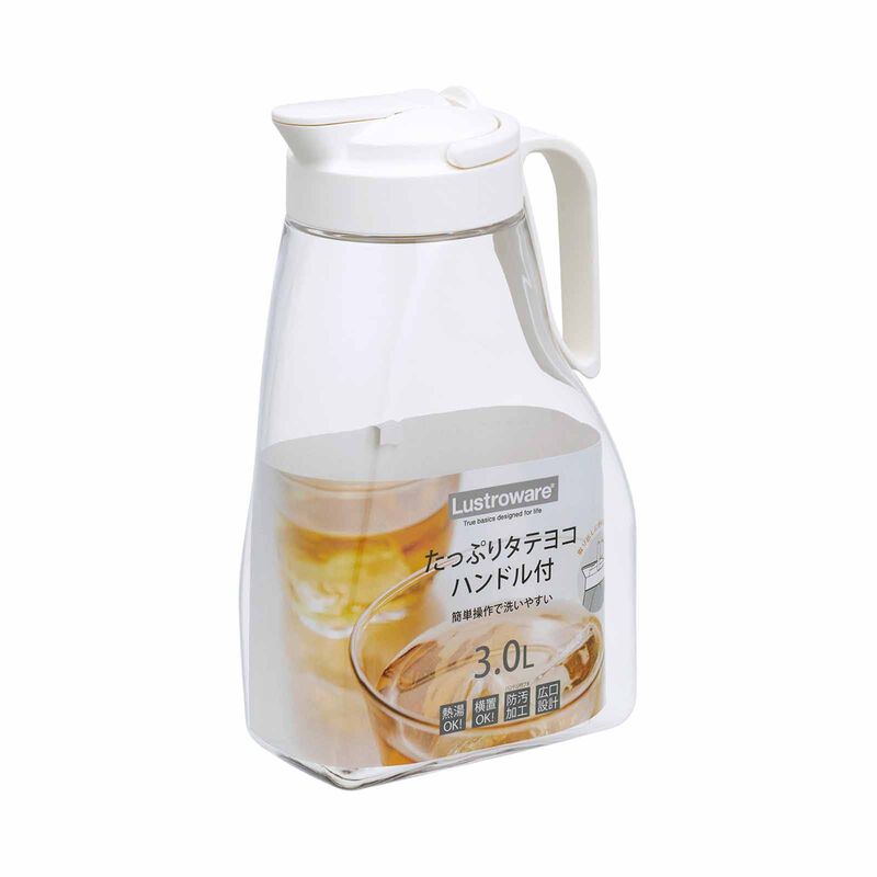 LUSTROWARE Water Pitcher (3.0l) - White K-1283-NW-image null