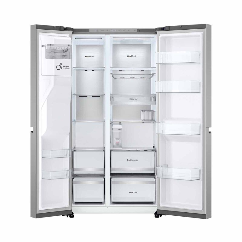 LG Side By Side Fridge - Prime Silver (628l) GS-L6104PY-image 2
