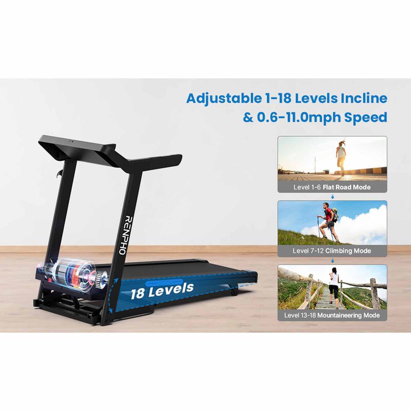 RENPHO Smart Treadmill - Grey R-Q004-BK-image 5