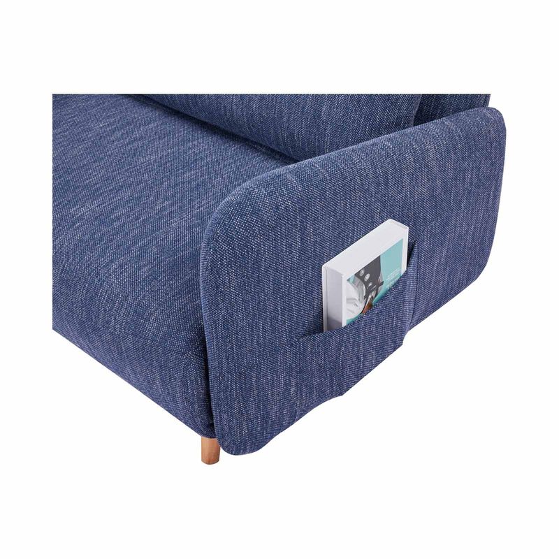 Single Sofa Bed Blue KALI-image 14