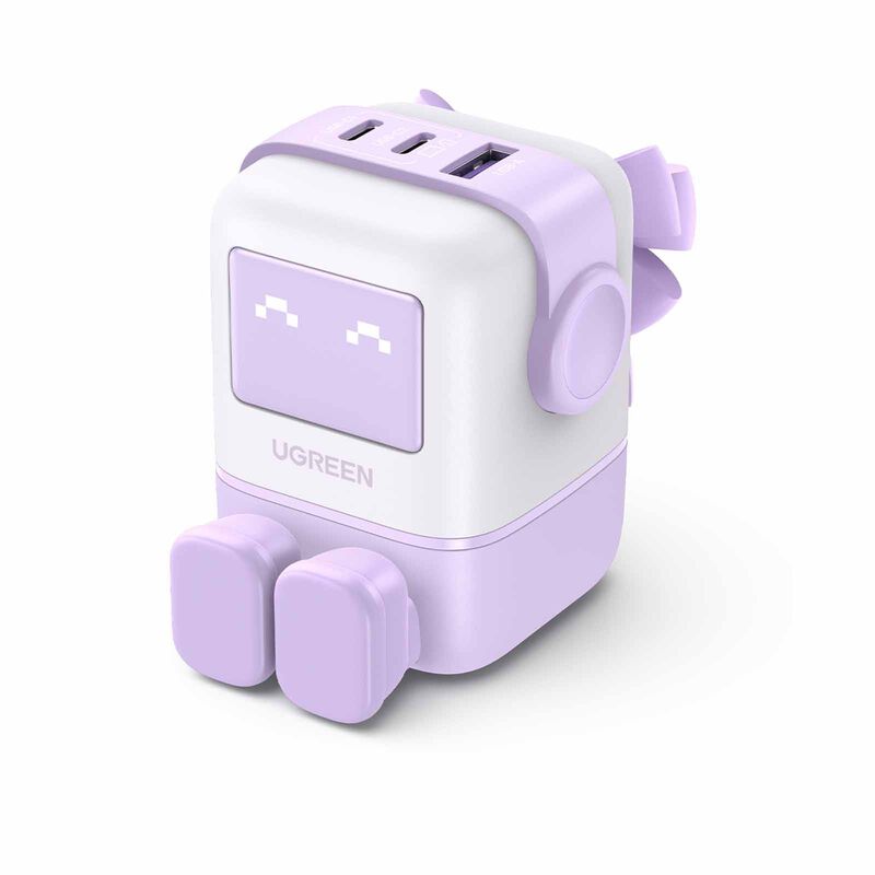 UGREEN Cd361_35292 Nexode Rg 65w Pd Gan Fast Charger (2c1a), Purple 35292-image 1