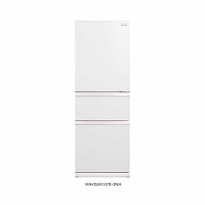 MITSUBISHI 3 Door Refrigerator (266l) Glass White MR-CGX41EX-GWH-P