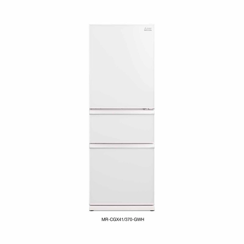 MITSUBISHI 3 Door Refrigerator (266l) Glass White MR-CGX41EX-GWH-P-image 1
