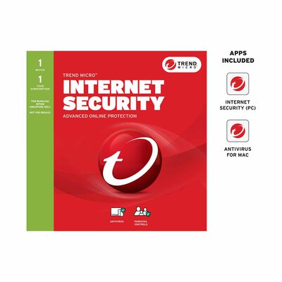 TREND MICR Internet Security (1 Devices) 12mth Sg W/o Cd TICIM10707012