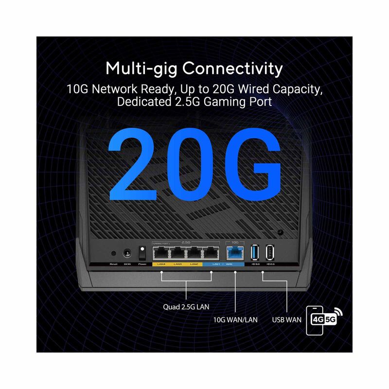 ASUS Dual Band Wifi 7 Router RT-BE86U-image 7