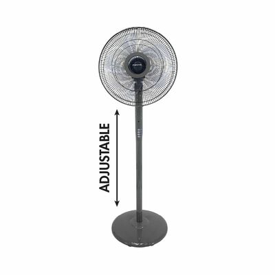MISTRAL 16 In Stand Fan With Remote Control -dark Grey MSF048R-DG