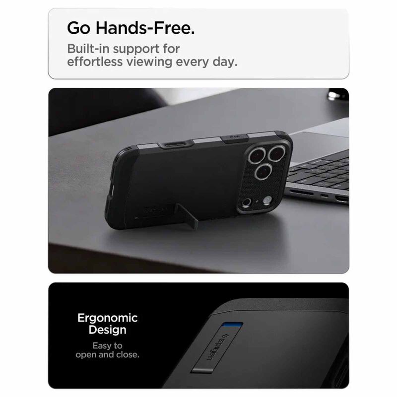 SPIGEN Iphone 18 Pro Max/ 17 Pro Max Tough Armor T Magfit Black ACS12136-image 4