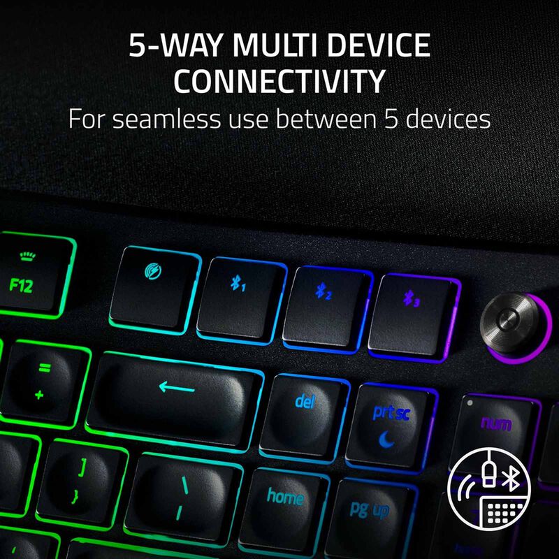 RAZER Pro Type Ergo - Wireless Split Ergonomic Rgb Keyboard RZ03-05440100-R3M1-image 8