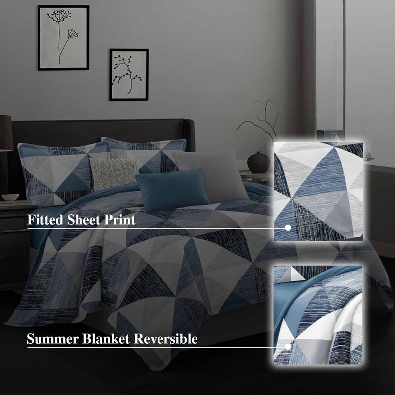 HILLCREST Hillcrest I Comfylux Printed 988tc I Calm Single Summer Blanket ( Oe ) 6834 I S I SB I CALM-image 2