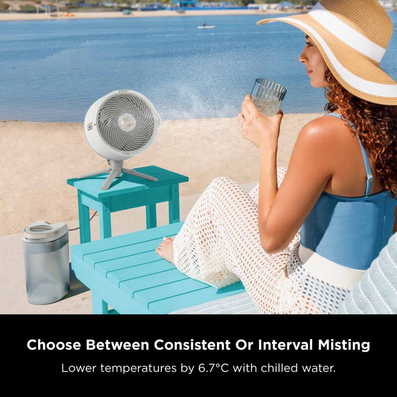 SHARK Flexbreeze Pro Mist Indoor & Outdoor Fan With Water Tank (white) FA300SMWH-image 5