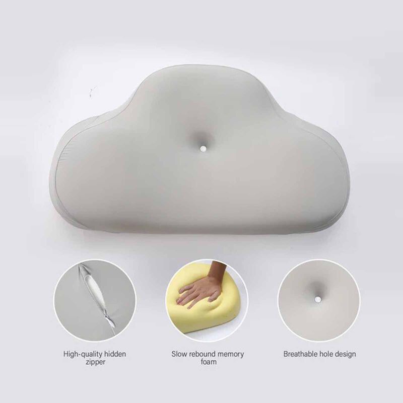 BELLAMI PL Cloud Tech Memory Foam Pillow With Cover - Purple NIMBUS CLASSIC-image 3