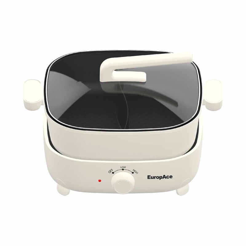 EUROPACE Yuan Yang Multi-cooker Hotpot (6.0l) 1800w - Ivory EMC5600D-image 3