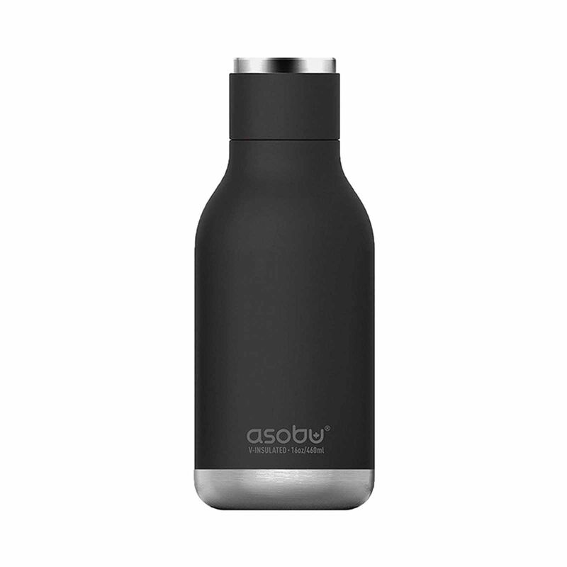 ASOBU Puramic Urban Water Bottle Black 460ml ASBV24BK-image 1