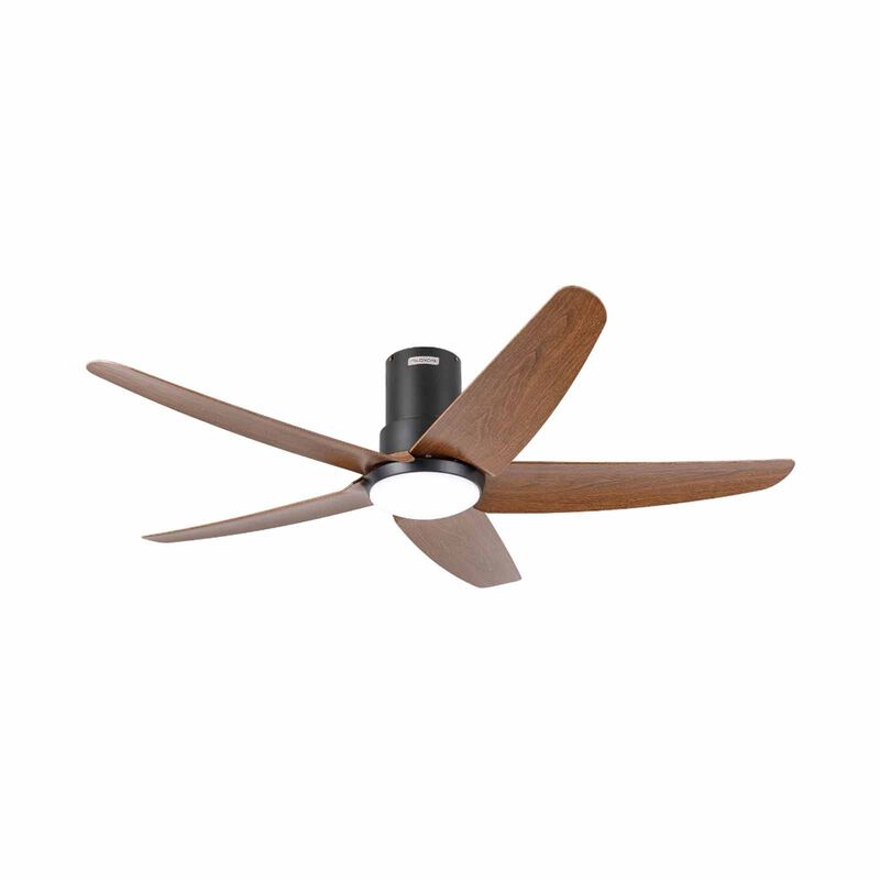 GLOXON 52 In Ceiling Fan With Light -black/wood CF5202 LR BLACK/WOOD-image 1