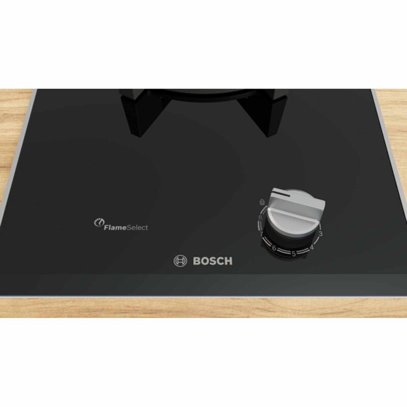 BOSCH 1 Burner Domino Ceramic Glass Lpg Gas Hob - Black (30cm) (exclude Installation) PRA3A6I10L-image 3