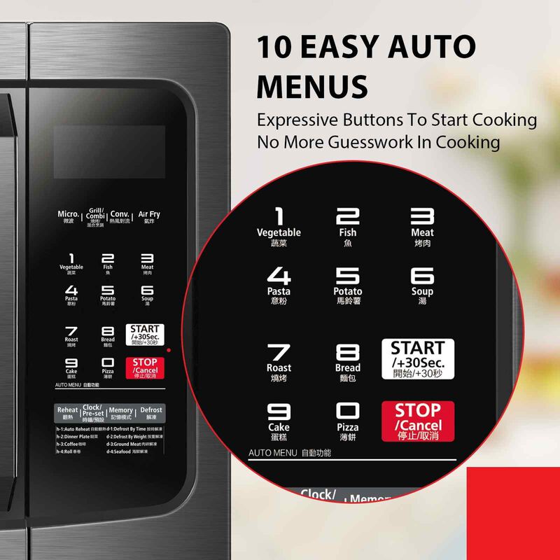 TOSHIBA Microwave Convection / Grill (42l) ML-EC42S(BS)-image 9