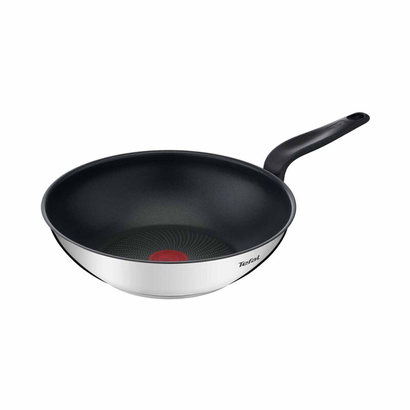TEFAL Primary Stainless Steel Wok Pan 28cm E30919-image 1